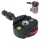 Panoramic Tripod Head, 360'All-metal Coaxial Indexing Fluid Panning Clamp Panoramic Head for RRS ARCA-SWISS KIRK Ball Head Camera Quick Release Plate