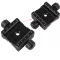 Two-sided metal clamps are suitable for 39 mm. Arca-Swiss, fast ball camera stand.