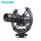 TELESIN คอนเดนเซอร์ไมโครโฟนบันทึกวิดีโอบนกล้อง Shotgun Vlogging สำหรับ iPhone Samsung Canon Sony DSLR Mac Tablet