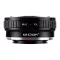 K&F Nikong/F/AI/AIS/D, M42, MD, EOS, PK, Nik, L/R, M39, C/Y, OM, FD, K/AR, Maf lens. Power Mount lens