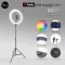 Tolifo RGB Ring Light 19 inches, 360 color adjustment rings