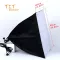 60 cm. * 60 cm. Popular model Photography Equipment 60cm * 60cm Softbox Softbox E27 Lamp Holder/Socket for Studio Continuous Lighting.