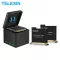 Telesin 3 Pack Battery + 3 Genius Sharp Charging 2 TF Tal Box for DJI OSMO Camera Equipment