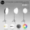 1 pair of AI-L50 Octa Softbox power set and AI-F50 RGB Lantern Softbox lights with a 2.1 m.