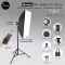 ไฟ Led Sutefoto P80 + Lantern Softbox 65 cm