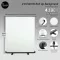 Roll up background, 150 x 200 cm. Available in 4 colors.
