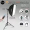 Softbox Pixel Fodavilt C220 lights with GODOX Softbox light filter, size 60 x 90 cm.