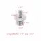 1/4 inch Male 3/8 inches, a spiral amplifier for camera/shoulder/stand/stand, studio/light/GOPRO Screw 1/4 inch Male to 3/8 Inch Male