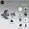 High power LED set, NANLITE FORZA 60 2Kit-PT, a little but not less Portable to use anywhere