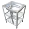 1 -hole sink, 3 -layer dish, 2 -story plates, 41x50x80 cm, model 513