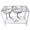 2 layers of dishwasher sink, 2 layers of side, side panel, 1 floor plate, 49x108x80 cm, model 554
