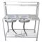 2 layers of sink, 2 layers, side, side panel, 1 layer plate, 49x108x126 cm, model 554+ on top