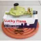 Low voltage set Lucky Flame L-325S with high quality NCR gas lines, 2 meters, 2 straps