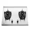 Rinnai, 2 head stove, thick stainless steel stove model RB-72S