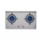 2-headed stove stove, stainless steel stove, model RB-27HS, a new safety system instead of the RB-712N-S brand Rinnai