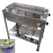 BIGSUN Gas Stove using a stand-with gas and stainless steel shelf BBQ-934, 63x30 cm, same as BBQ-936, but to put on the legs.