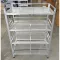 Upside down, plate rack, 4 layers of aluminum on the top, smooth sheet The ground floor 41x81x115 cm.