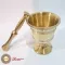BRASS MORTAR, brass, mortar, grinder for herbs, herbs, spices, diameter 5.5*5 cm