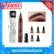 Yoedge eyebrow pencil With the beef, the beef is written, the lines are sharp, waterproof, long -lasting throughout the day. Easy to carry and convenient