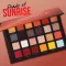 "Shade of Sunrise", eyeshadow, 24 -color orange tone, shadetoo - 24 colors Eyeshadowpalette