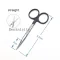 Dent OPHTHMIC REGERY SCISSSSSSSSSSER STEEL STEEL COSMETIC PLASTIC REGERY DOUBLE EYELID REGERY TOOLS