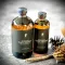 Cold black sesame oil 450 ml. Organic, free from chemicals, skin care, nourishing the heart, nourishing the heart, eating organic black keto, with organic Thailand /ifoam certification.