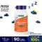 Now Foods, L-Theanine 90 Veg Capsules, แอล-ธีอะนีน, "ช่วยนอนหลับง่าย ลดเครียด ผ่อนคลาย"