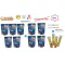 Ultimate Collagen, 100%Collagen, Tripen, Pure 50 grams, 5 5 -filling bags, 4 bags, vitamin C, Ascee.