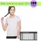เสื้อยืดออกกำลังกาย ผู้หญิง แบบแห้งไว (สีขาว) Quick Dry Fitness T-Shirt No.1