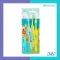 3 -piece mini teeth toothbrush/pack of colors