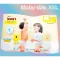 Moby ผ้าอ้อมสำเร็จรูป สัมผัสนุ่ม เจลซึมซับพิเศษแห้งเร็ว กระจายขิงเหลวได้ทั่วแผ่น ครบไซ้ มีตัวเลือก เทป/กางเกง