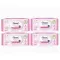 Baby Wipe's wet tissue, pink, pink, 80 pieces × 4 packages