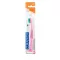 Toothbrush for young children, Curaby Baby, pink handle
