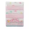Cotton100% diapers, pack of 6 pink duck pattern
