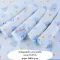 Mimibabe, 27x27 inch chicken diapers, packed 6 pieces - blue frog pattern