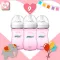 Avent Natural, 9 ounces of pink bottles, 3 bottles