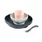 4 -piece silicone food set, Beaba Silicone Meal Set 4 PCS - Night Blue