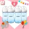 AVENT Natural ขวดนม 9 ออนซ์ สีฟ้า 4 ขวด