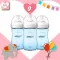 AVENT Natural ขวดนม 9 ออนซ์ สีฟ้า 3 ขวด