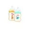 Pigeon Pigeon, tea milk bottle 5 /8 ounces.+ Juk Soft Touch Plus SS / M