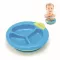 Baby rice tray dining kit, baby hole tray with warm water channels To make the food warm longer