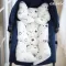 Aribebe Cushion Cushion Baby Cart Star Car Seat Star pattern