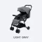 The foldable stroller is Ochibi, model 180 Hybrid, pushing in 2 directions.