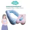 IDAWIN Pillow Pill Pillow - U Shape Blue/Pink