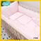 idawin ชุดกันกระแทกรอบเตียงเด็ก Bedding Set Bamboo-Rabbit & Moon pink