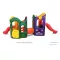 Prince Princess Castle Slide Adventure, Children's Slides, 2-Way Slides, with Pipes, Toys, Outdoor Playground Players. Indoor Playground