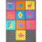Thetoy, crawling sheets, mixed colors, size 30*30*0.8 cm. 10 sheets/pack