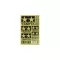 Tamiya 67260 Logo Stickers Gold, 180x115mm, Genuine Tamiya Sticker Goods