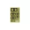 สติกเกอร์ TAMIYA 67260 Logo Stickers Gold, 180x115mm สติกเกอร์ทามิย่าแท้ goods