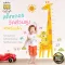 Height wall sticker Giraff's little tiger Colorful wall wallpaper, height measurement poster for Baby Tattoo children